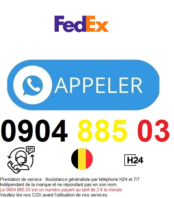 comment contacter le service client FEDEX numeroserviceclient.be